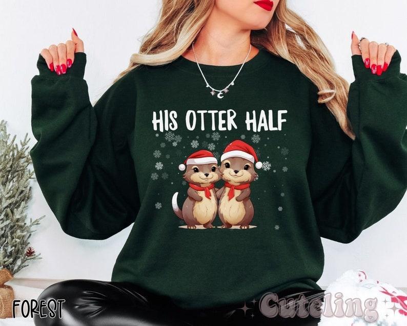 Christmas Couple Merry Christmas Sweatshirt, Christmas Couple Matching Sweater, Holiday Couples Sweatshirt, Funny Christmas Couples Sweater