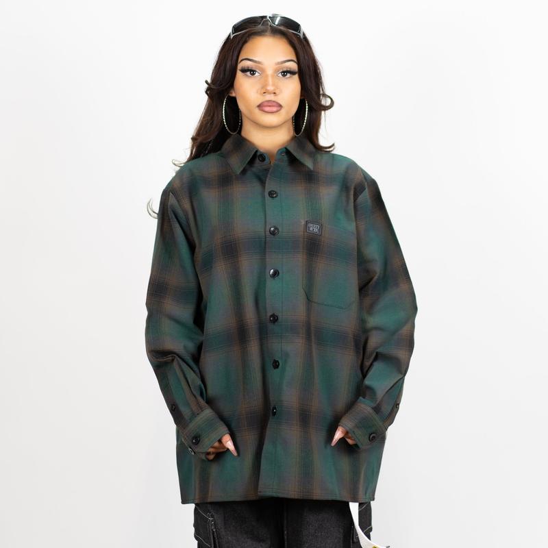 FB County Long Sleeve Checker Flannel Shirt