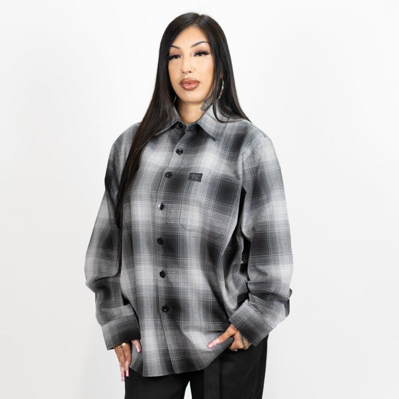 FB County Long Sleeve Checker Flannel Shirt