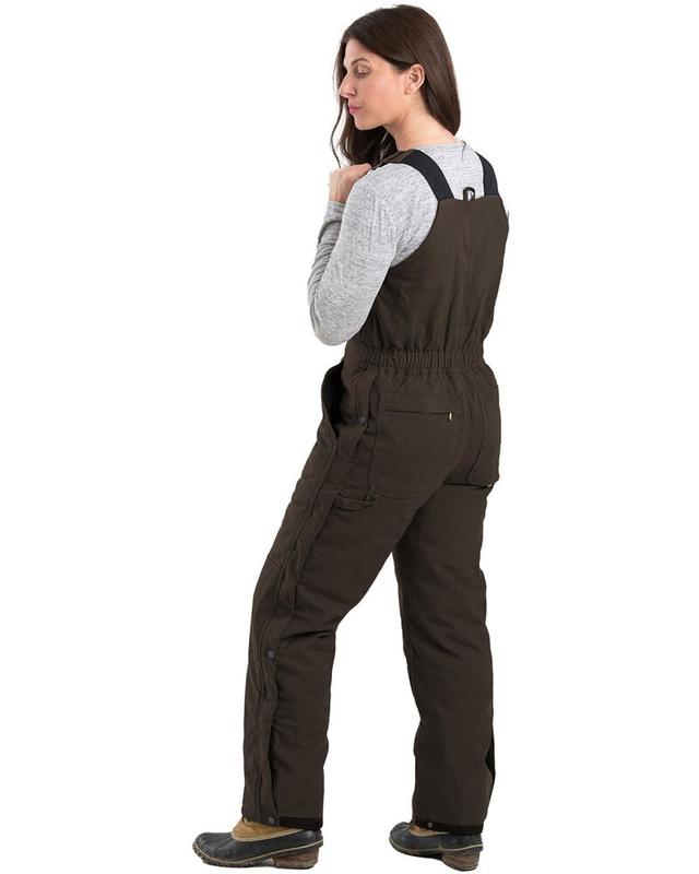 Ladies Softstone Duck Insulated Bib Overall