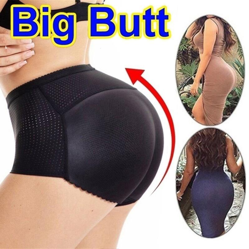 Women Push Up Panties Sponge Padded Butt Lifter Bottom Briefs Underwear Lingerie Butt Hip Seamless Panties Buttocks Panty