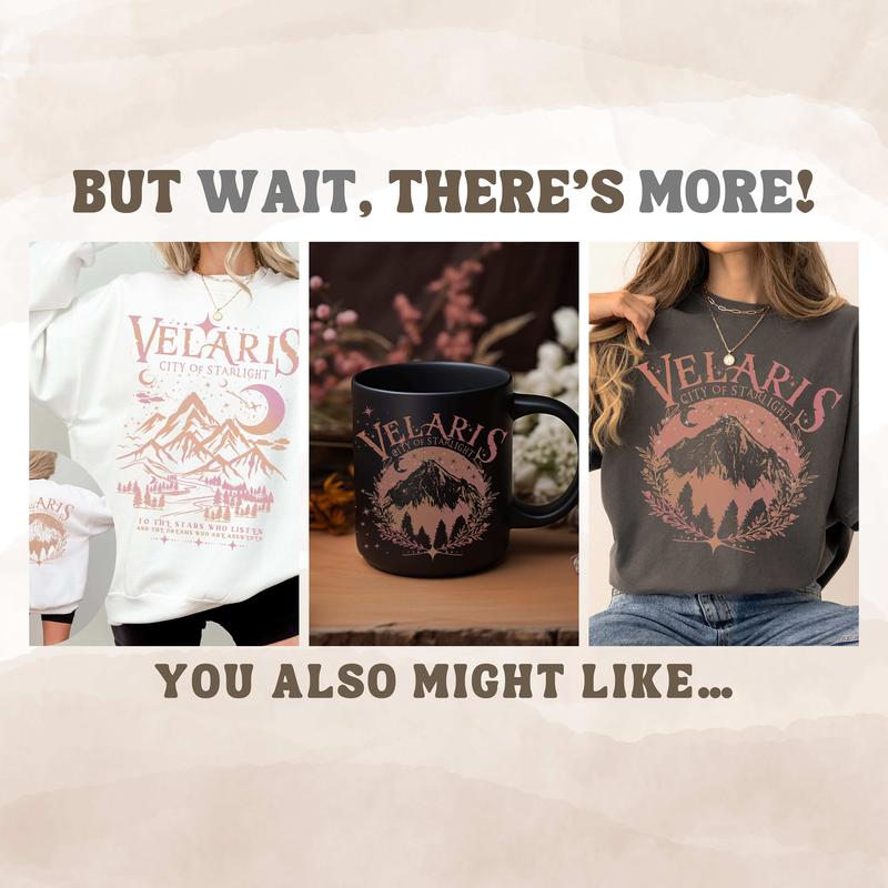 Velaris Shirt, ACOTAR , City Of Starlight, Night Court T-Shirt, Quotes, Sarah J Maas Apparel, Book Lover Gift, acosf T-shirts, Crewnecks, Hoodies – Gifts Suitable for Anyone T-shirts, Crewnecks, Hoodies – Gifts Suitable for Anyone Casual Comfort Cotton