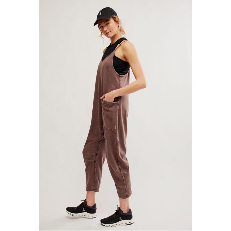 Free People: Hot Shot Onesie - Dark Espresso