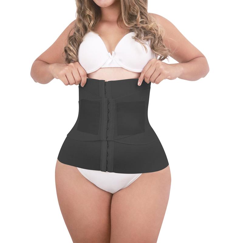 Fajas Colombians Waist Trainer Double Compression BBL Shaper Tummy Control Slimming Sheath Flat Belly Adjustable Shapewear