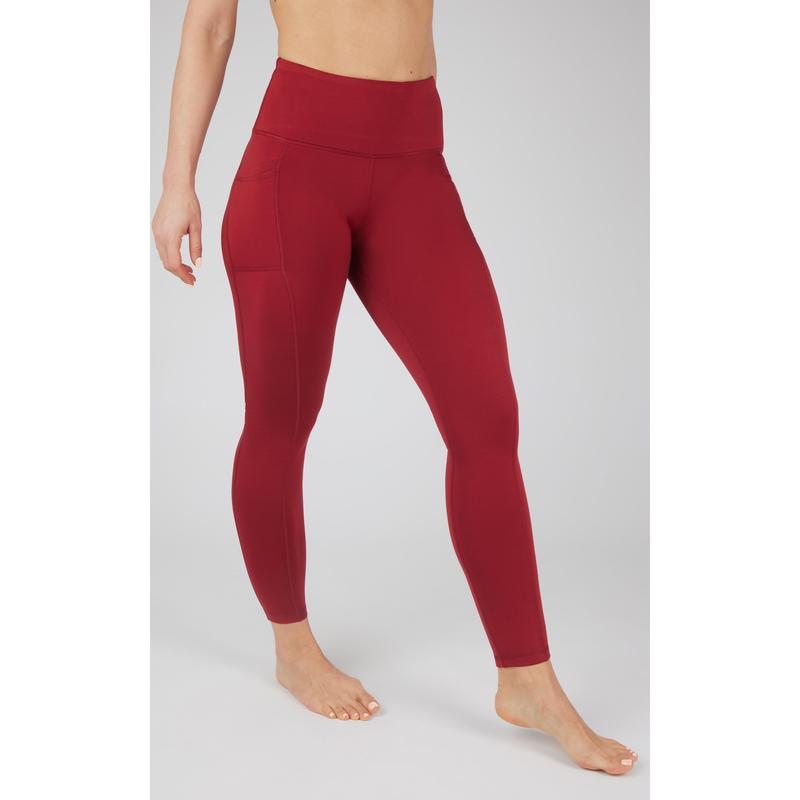 90 Degree By Reflex Fleece-Lined Cold Gear Legging with Side Pockets