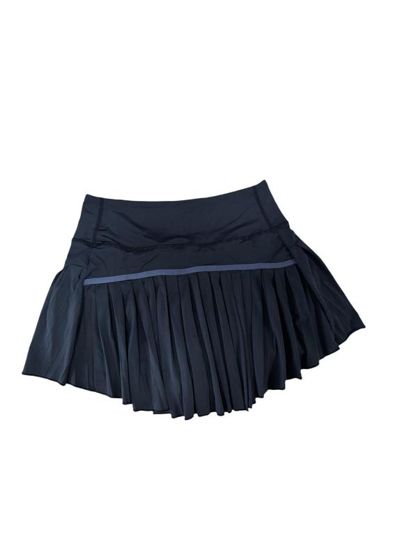 Women's Solid High Waist Pocket Pleated Skort, Comfort Casual Breathable 2 in 1 Mini Skirt for Daily Womenswear, Lady Bottoms