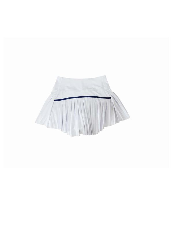 Women's Solid High Waist Pocket Pleated Skort, Comfort Casual Breathable 2 in 1 Mini Skirt for Daily Womenswear, Lady Bottoms