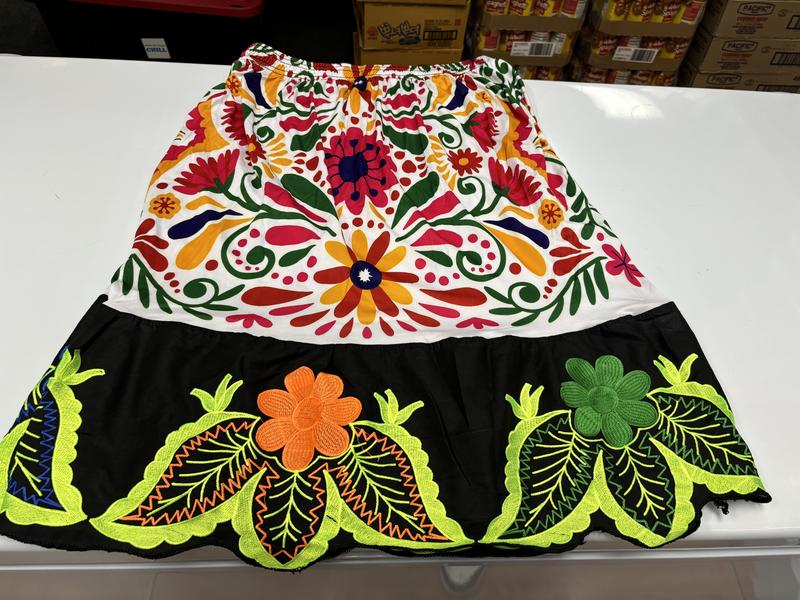 Pohnpeian embroidered skirt