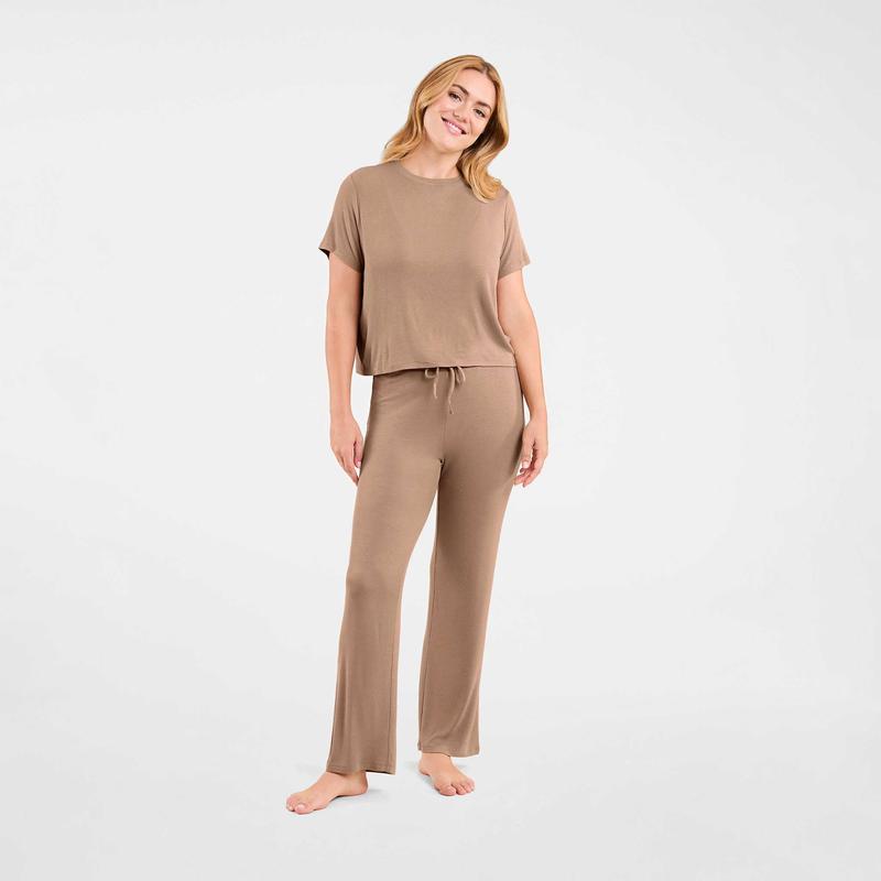 Ribbed Pajama Set