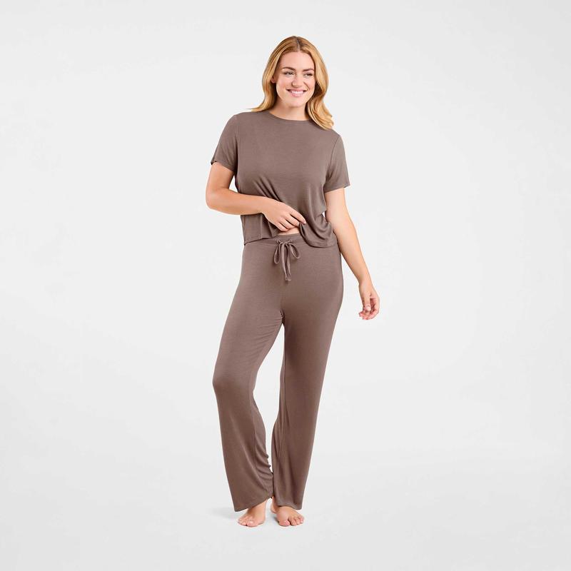 Ribbed Pajama Set