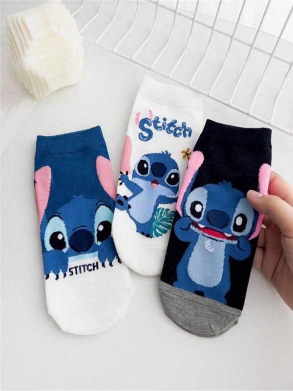 Random Cartoon Pattern Socks, Cute Comfy Breathable Socks for Men & Women, Couple Socks for Daily Wear