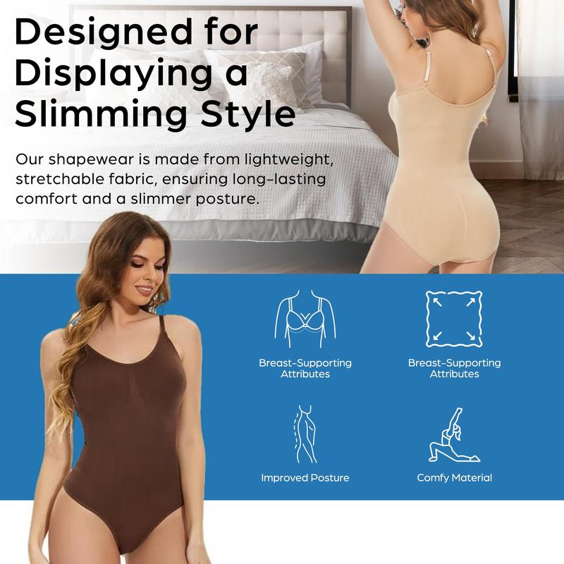 SHAPER FLEX Brief Shapewear Bodysuit, Tummy Control Body Shaper, Briefs Shapewear for Women, Butt Shaping Panties Body Suit