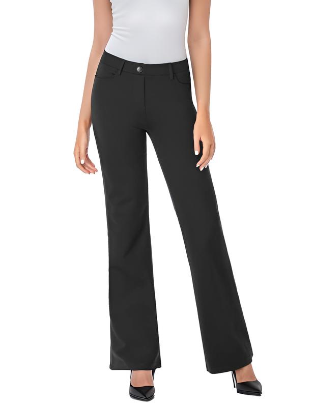 Women's stretch micro-stretch business casual pants for office work