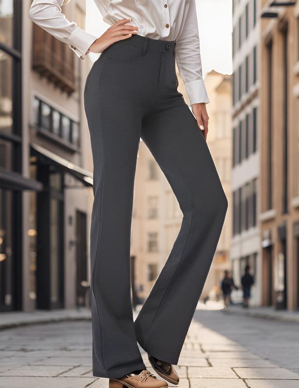 Women's stretch micro-stretch business casual pants for office work