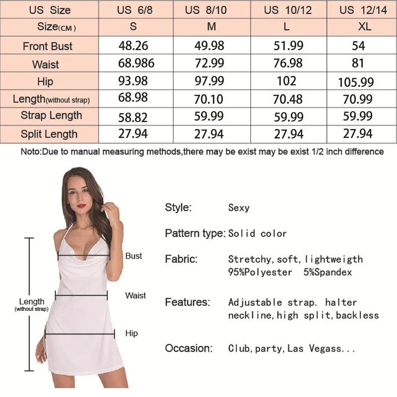 Elegant Dress Wrap Deep V Neck Backless Side Slit Bodycon Dress Women Spaghetti Strap Halter Slim Dress Club Party Vestidos Formal Womenswear