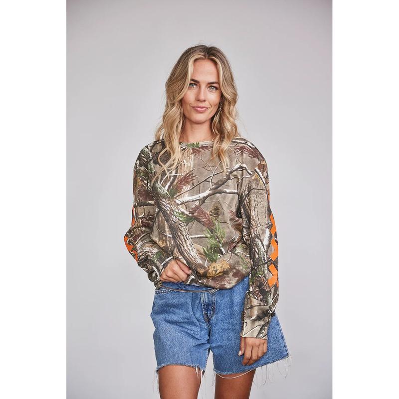 Darlin' Realtree Long Sleeve in Orange