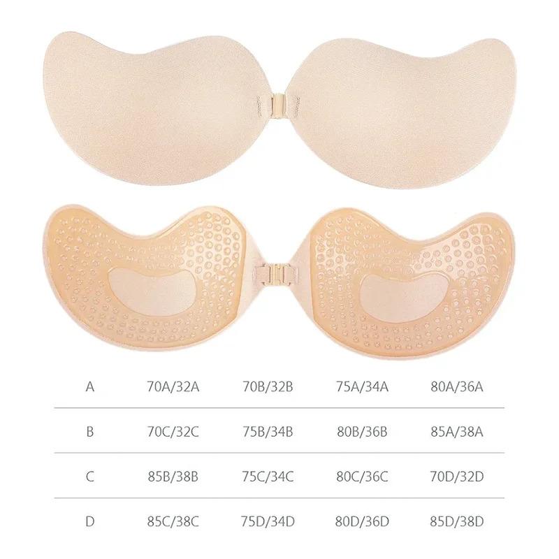 Reusable Silicone Bust Nipple Cover Pasties Stickers Mango Breast Self Adhesive Invisible Bra Lift Tape Push Up Strapless Bra