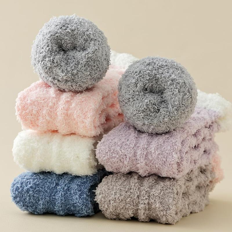 Fuzzy Socks Soft Cozy Fluffy Slipper Winter Warm Plush Socks Christmas Stocking Stuffers Gifts for Women