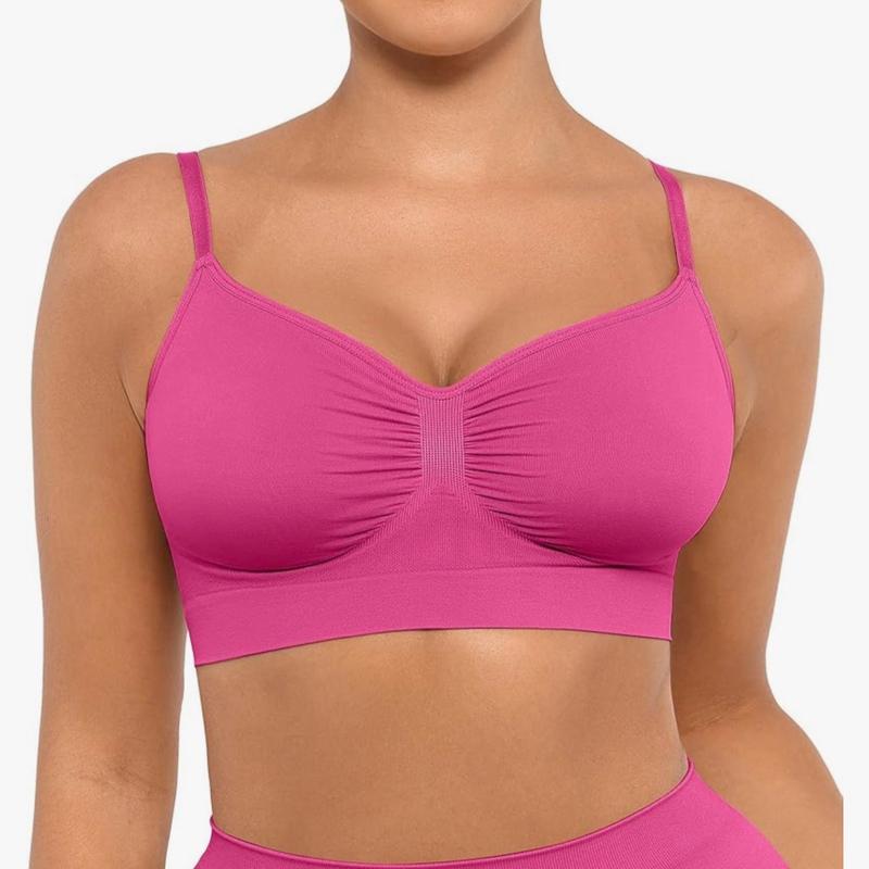 Women's Wireless Seamless Bralette - Stretchy and Comfortable Everyday Wear - Bridal, Womenswear