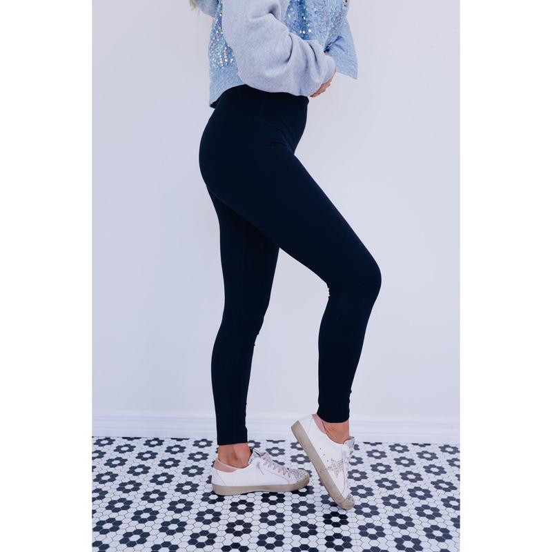 Lanie High Rise Leggings - Black