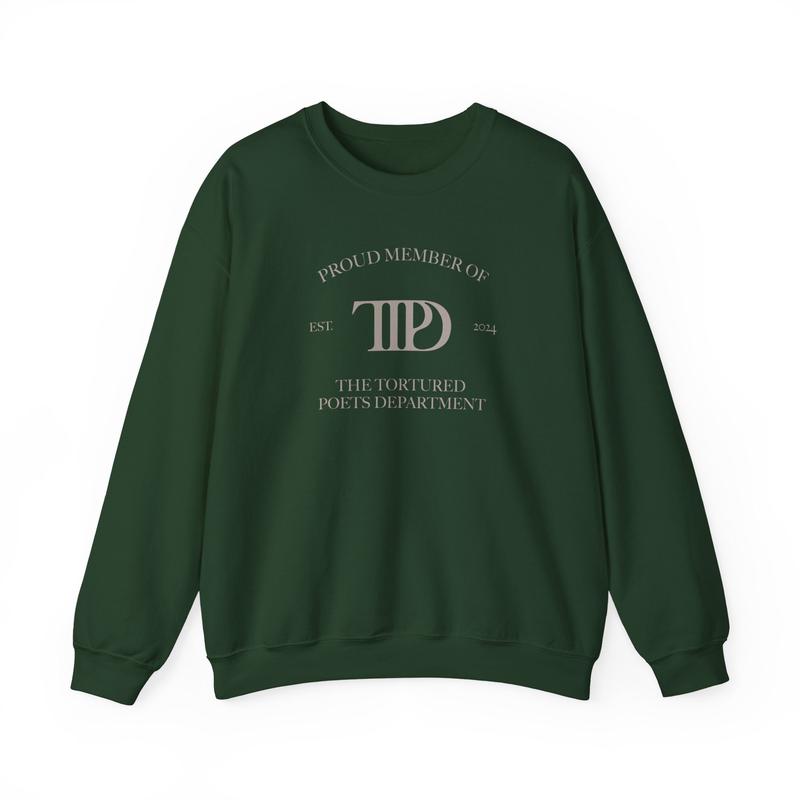 The Tortur Poet Department Sweatshirt The Tortur Poet Department ies Taylor New Album  Tour Merch Cotton Crewneck