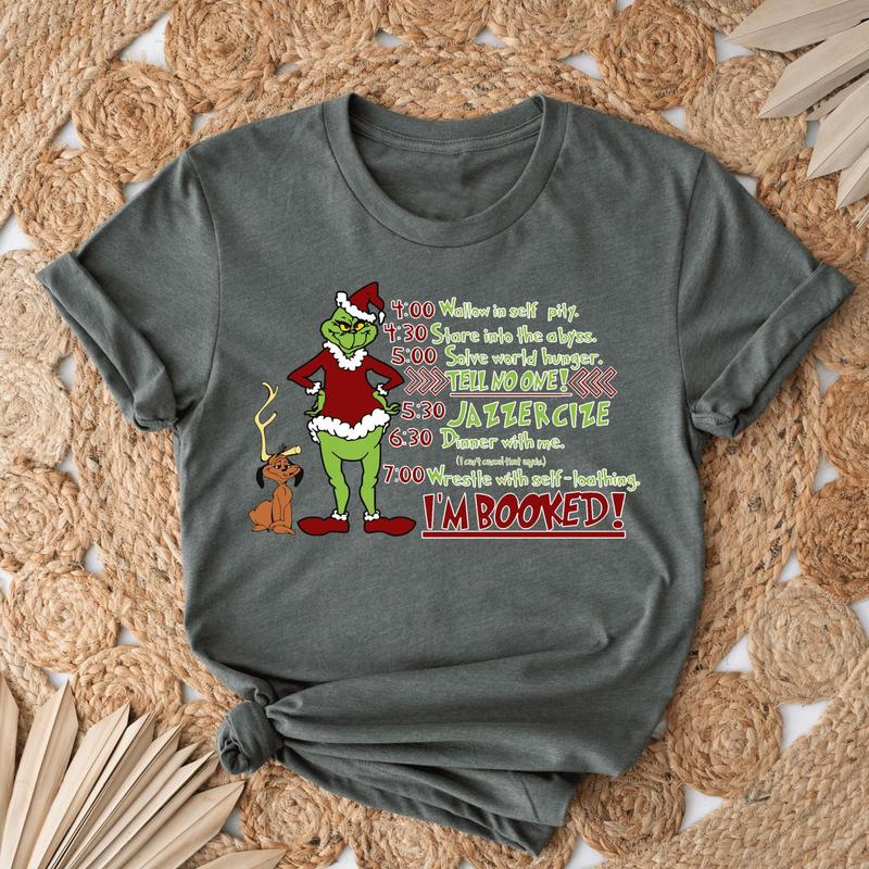 Funny Christmas Shirt, Santa Gri.nch T-Shirt, Grin.ch Christmas Shirt, Grin.chmas T-Shirt, Family Christmas Tee, Merry Christmas T-Shirt