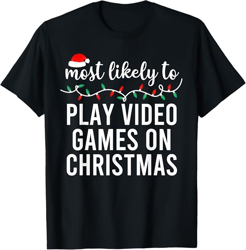 Most Likely To Christmas SHIRT, Matching Family Pajamas TEES, Funny T-Shirt, UNISEX