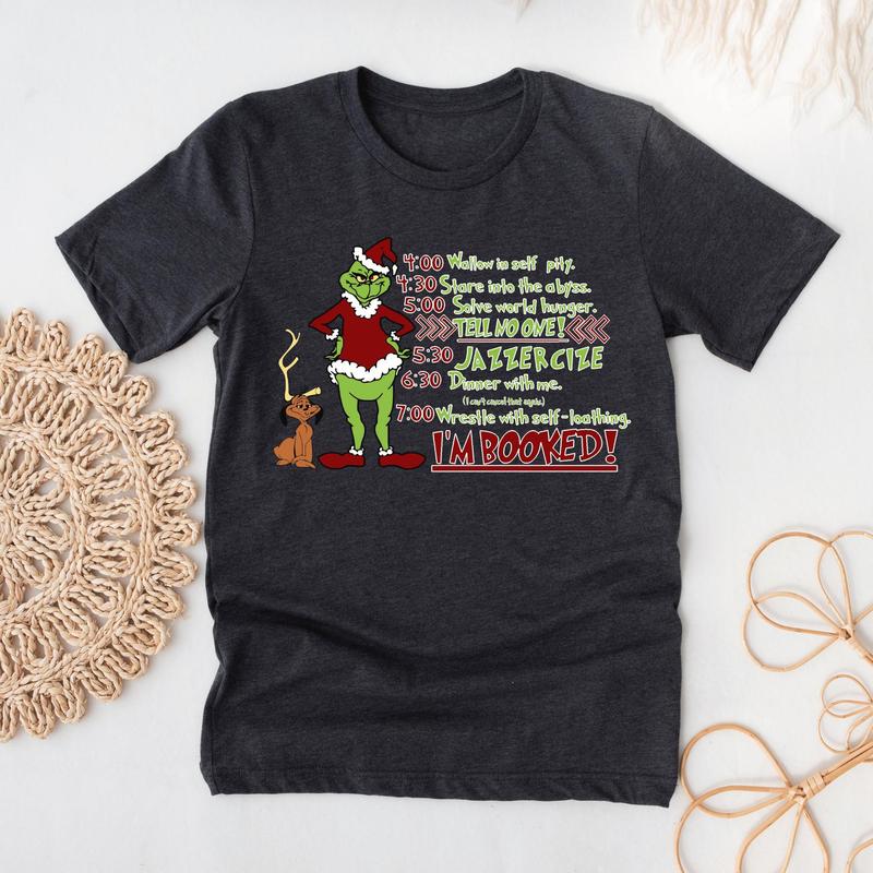 Funny Christmas Shirt, Santa Gri.nch T-Shirt, Grin.ch Christmas Shirt, Grin.chmas T-Shirt, Family Christmas Tee, Merry Christmas T-Shirt