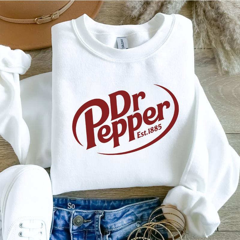 Dr. Pepper Sweatshirt, Dr Pepper Lover, Dr Pepper Gift, Gift for Girlfriend