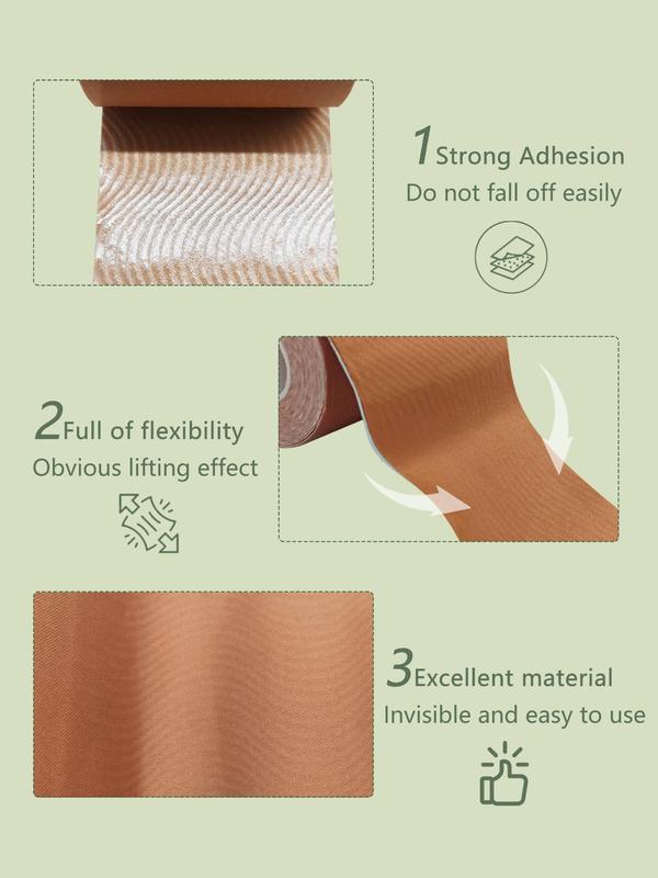 Women's Breast Lift Tape, Soft Invisible Self-adhesive Body Tape for Breast Augmentation Daily Wear, Lingerie Accessories for Women