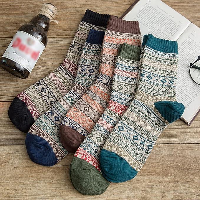 Women's Wool Socks - Cozy Winter Knit Socks, Warm Boot Socks for Men & Women Women's Thick