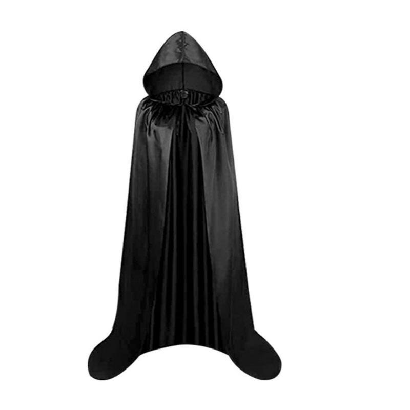 Death Cloak, 1 Count Medieval Wizard Cloak Design Party Costume, Perfect for Horror Theme Parties, Stage Performance Supplies