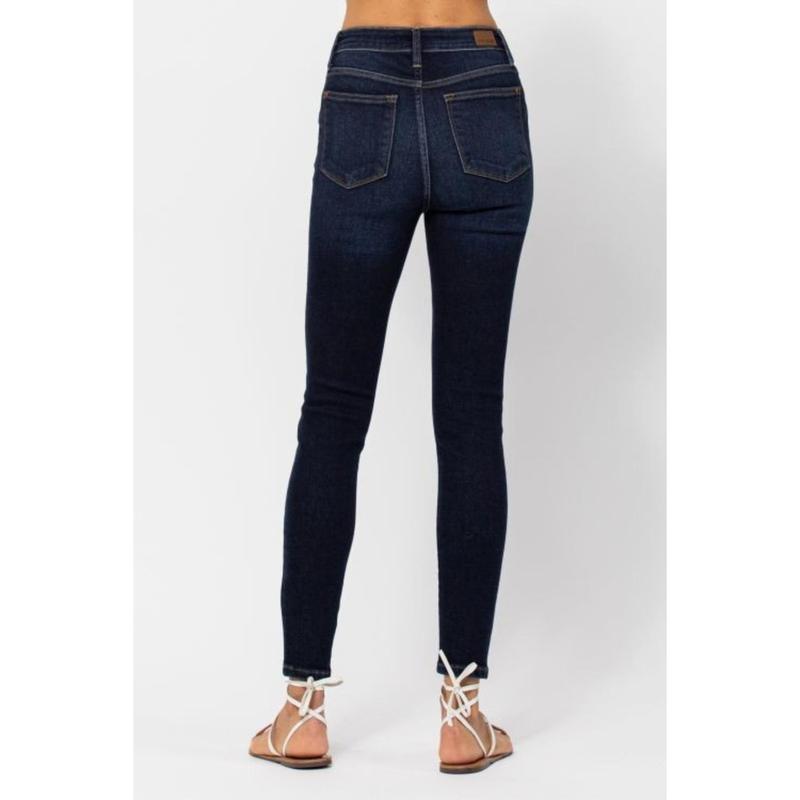 Judy Blue Full Size High Waist Handsand Skinny Jeans